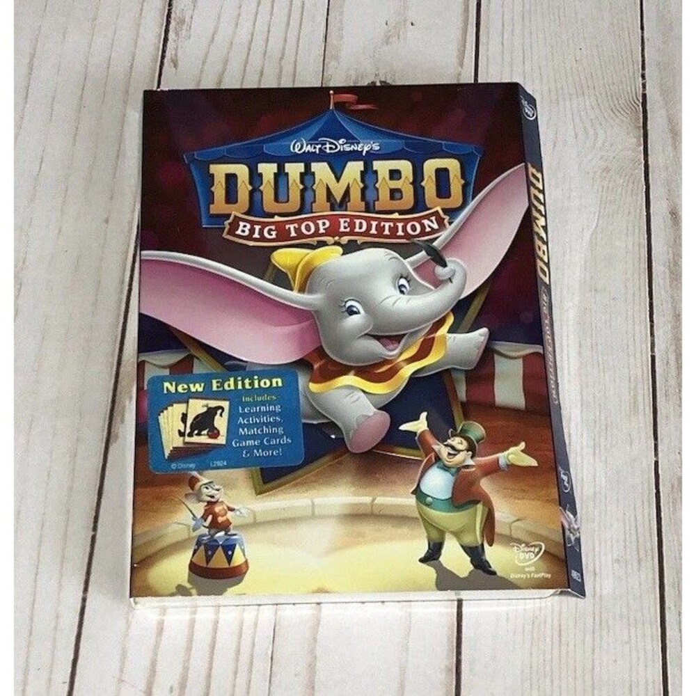 Walt Disney Dumbo Big Top Edition DVD Children’s Movie with Sleeve Sealed NEW